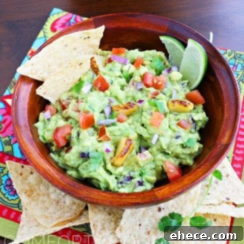 Smoky Pineapple Guacamole 2 Grilled Pineapple Guacamole