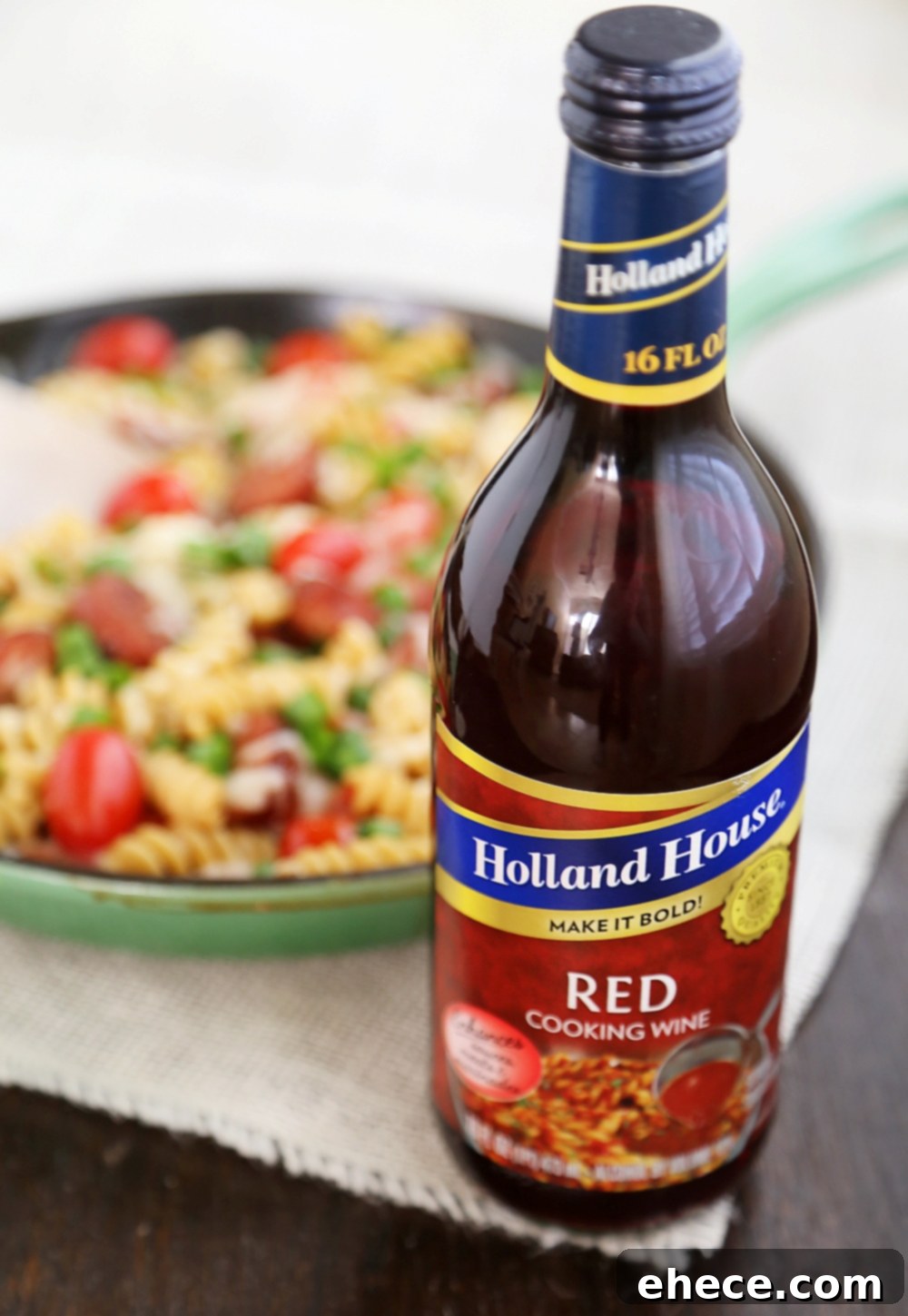 Cheesy Sausage and Tomato Pasta Skillet – This 15-minute dinner is so delicious and easy to whip up on weeknights! Thecomfortofcooking.com