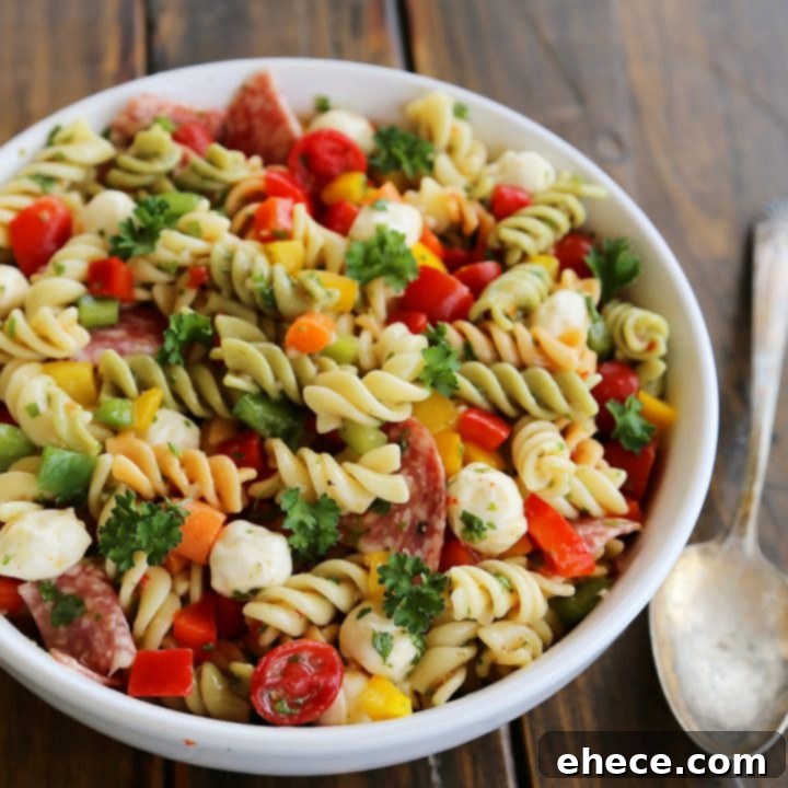 Vibrant Italian Pasta Salad 5 Italian Pasta Salad