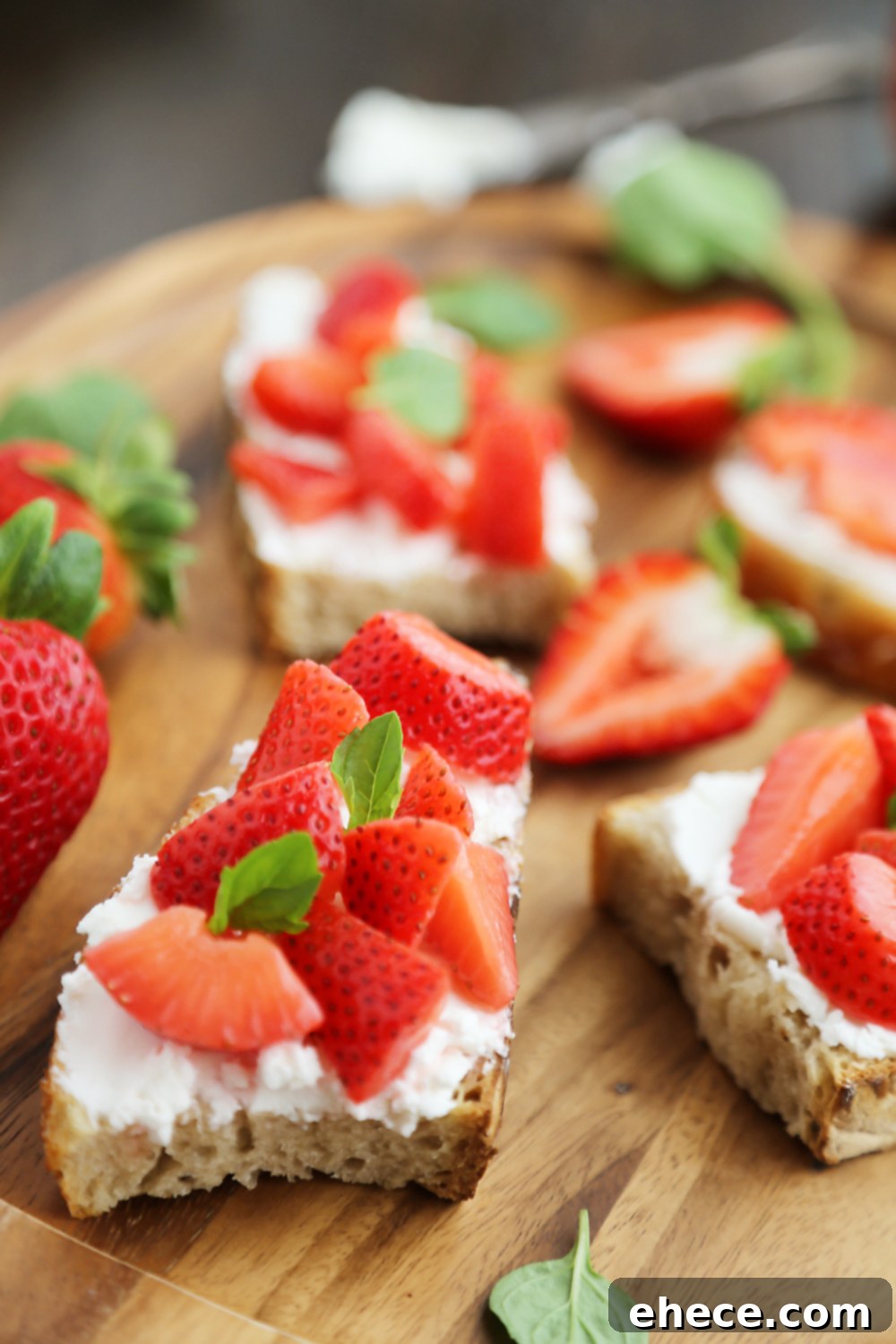 Vanilla Bean Pickled Strawberries in a jar - Preserved summer fruit ready to enhance various dishes. Thecomfortofcooking.com