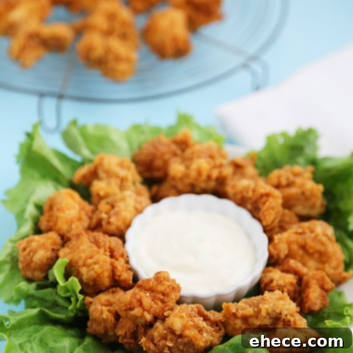 Crispy Buttermilk Popcorn Chicken