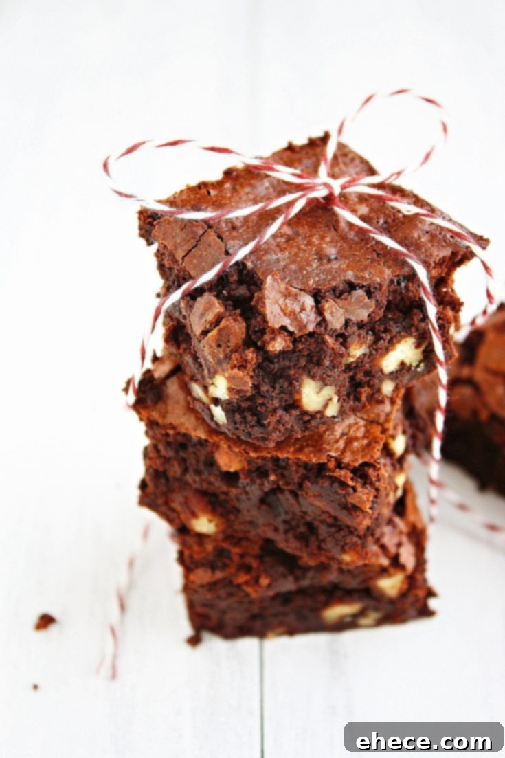 Gluten-Free Fudgy Pecan Brownies Cooling on a Rack