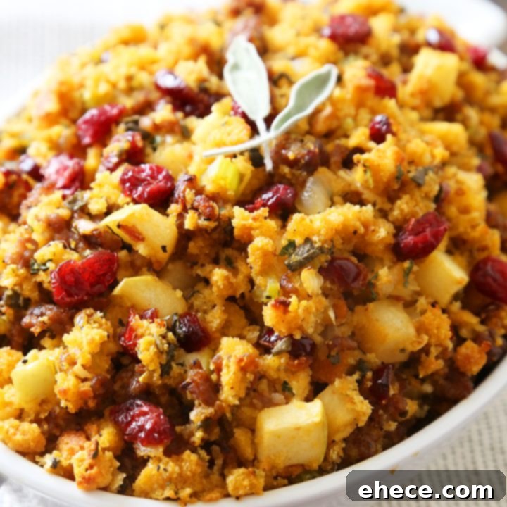 Sausage, Apple and Cranberry Stuffing