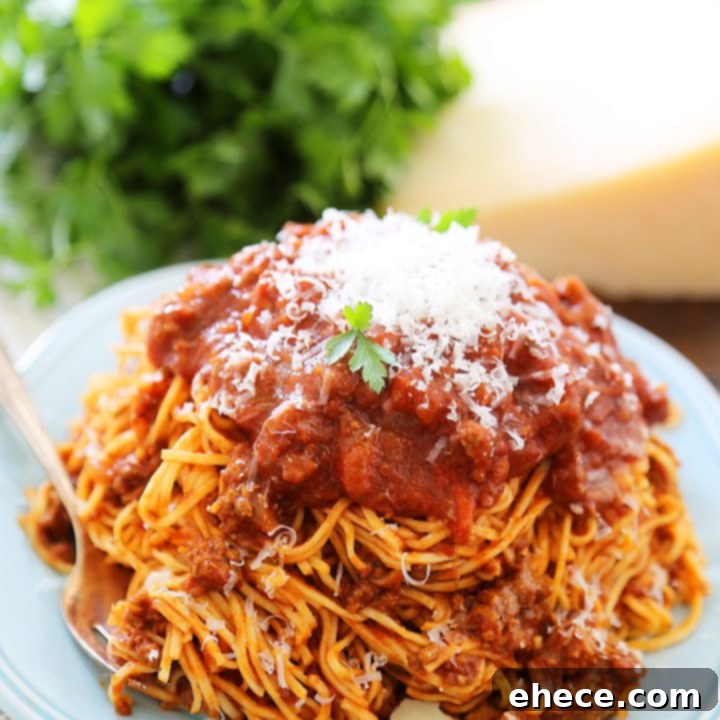 Slow-Simmered Bolognese Perfection 9 Slow Cooker Spaghetti Bolognese