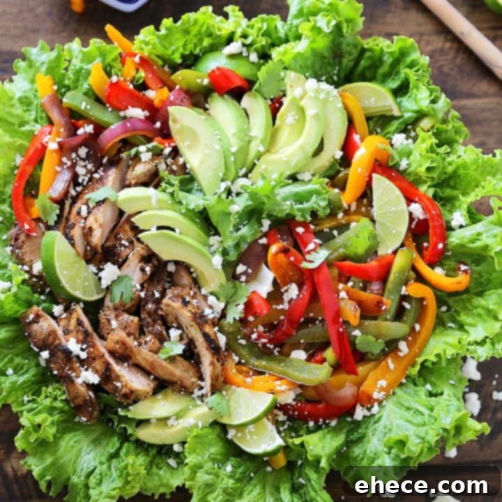 Smoky Chili-Lime Chicken Fajita Bowl 10 Grilled Chili-Lime Chicken Fajita Salad