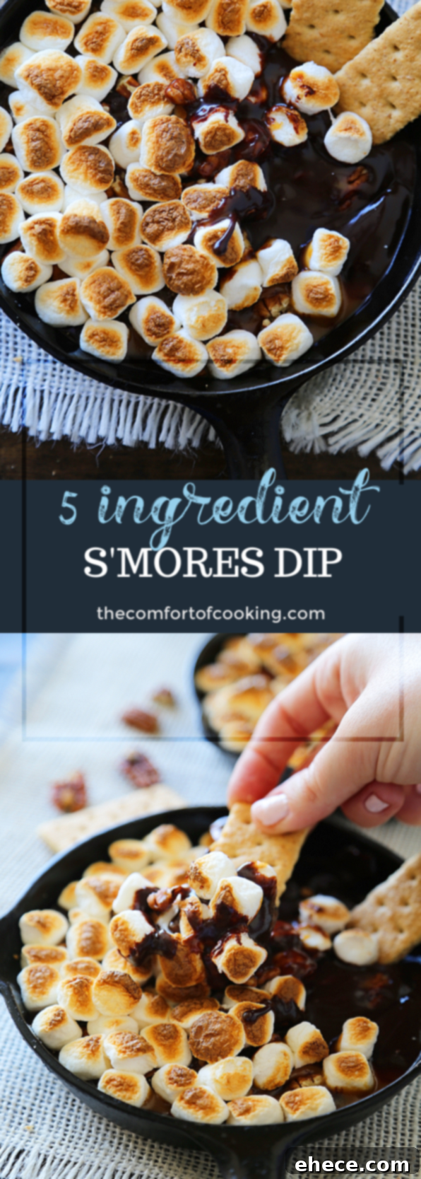 Effortless 5 Ingredient Caramel Pecan Smores Dip 11 img 11555 10