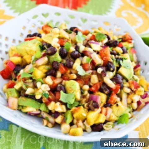 Avocado Mango Corn Fiesta 2 Vibrant Avocado, Corn and Mango Salad