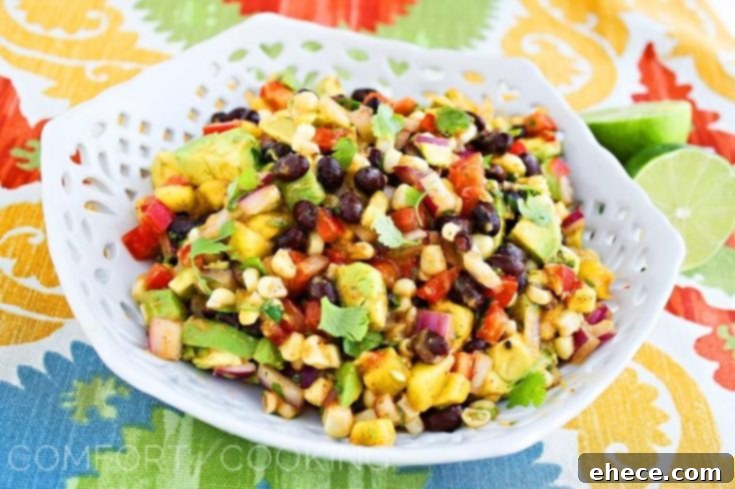 Avocado, Corn and Mango Salsa Recipe