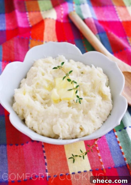 Light and Creamy Mashed Potatoes