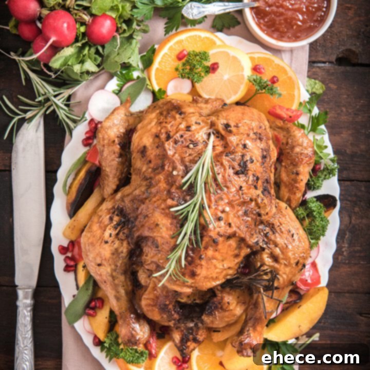 Citrus and Herb Butter Roasted Turkey