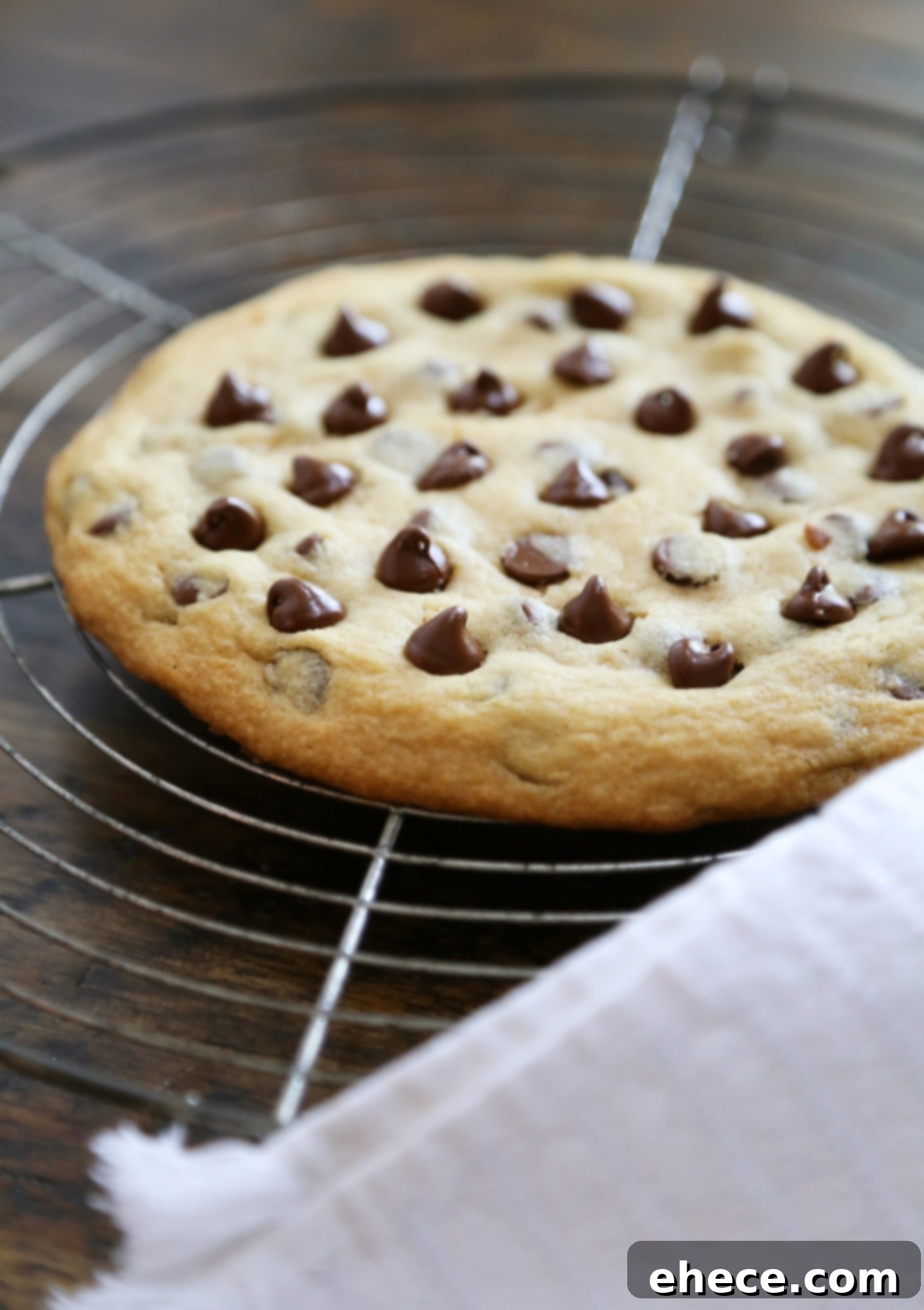 Perfect Pair Chocolate Chip Cookies 3 Emergency Chocolate Chip Cookie for Two - Giant, gooey cookies for a bad day! Quick and easy cookies to share or freeze for later. thecomfortofcooking.com