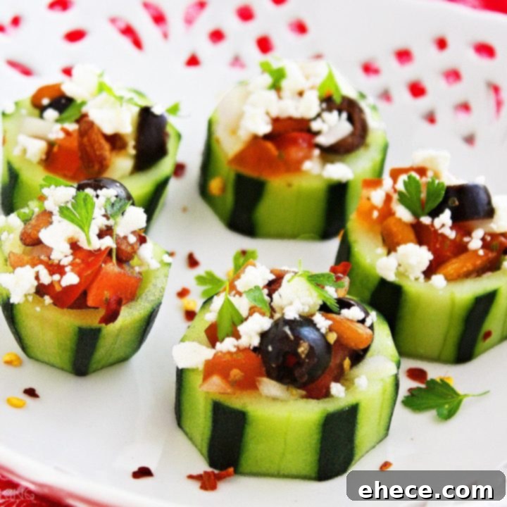 Mediterranean Cucumber Cups - featured recipe image