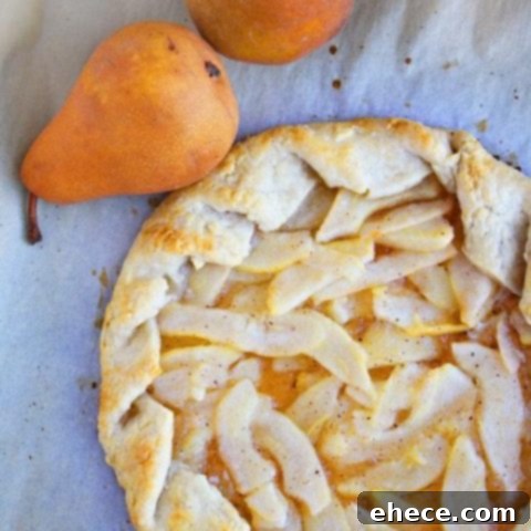 Rustic Pear Tart