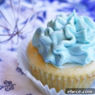 One Bowl Vanilla Cupcakes for Two