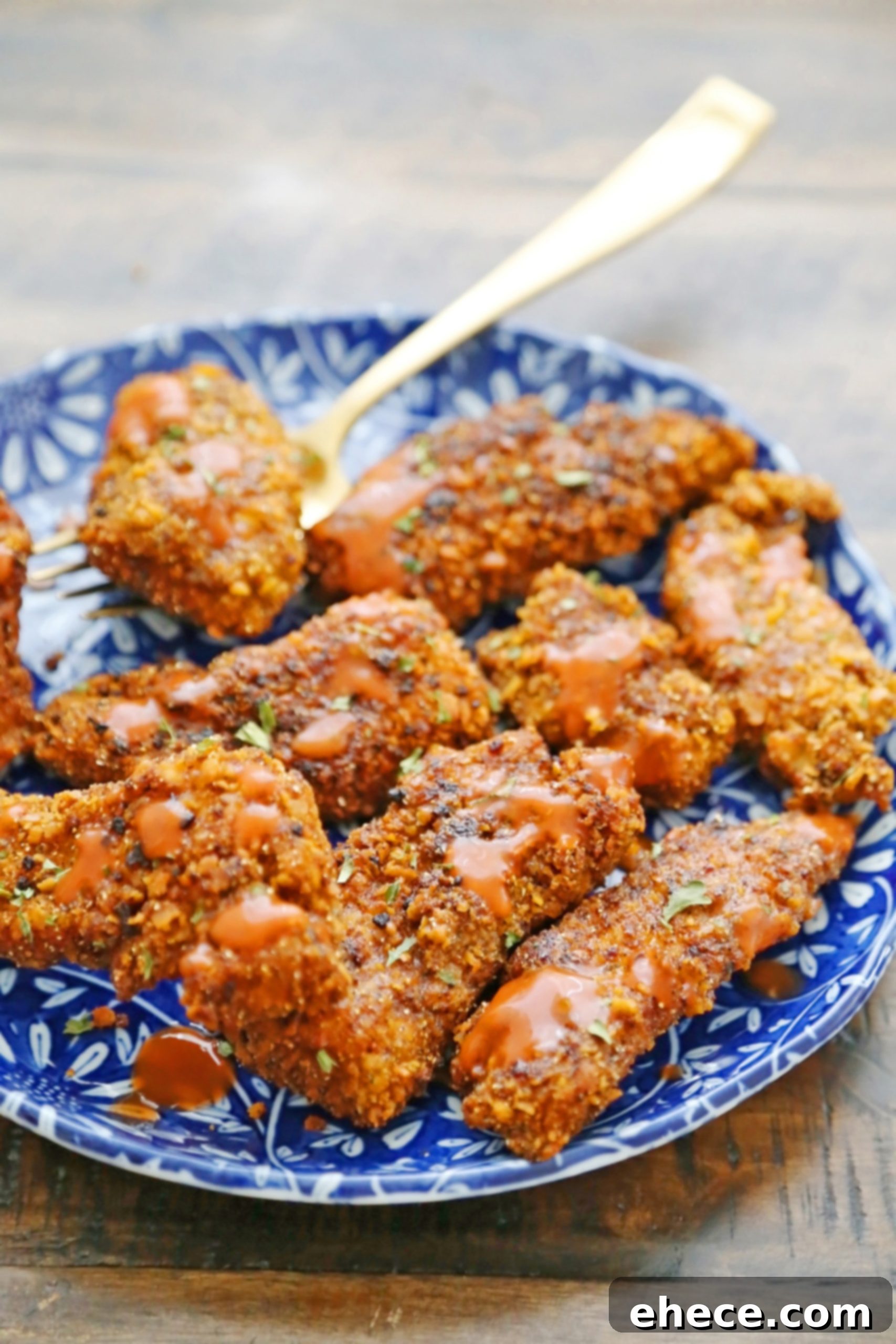 Delicious Cheddar Ranch Chicken Tenders with Honey Mustard Sauce