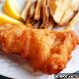 Pub Style Beer Battered Fish and Chips 2 Beer Battered Fish and Chips