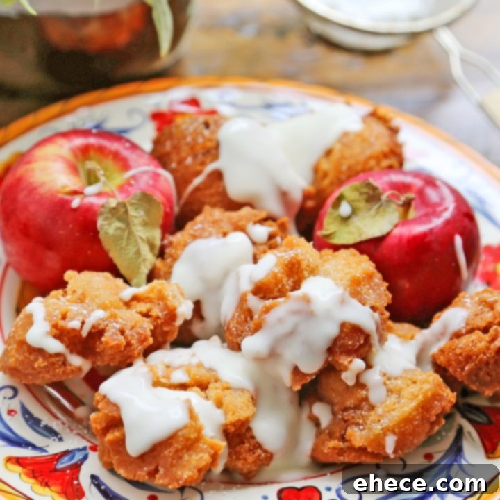 Glazed Apple Pie Fritters