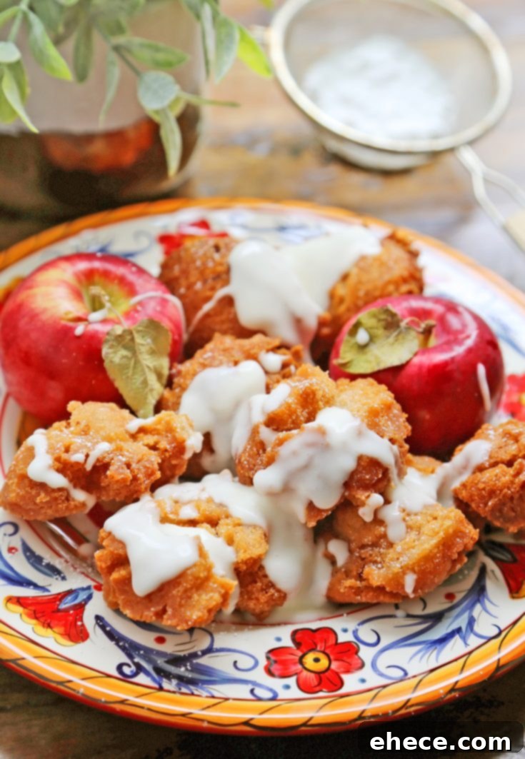 Glazed Apple Fritters