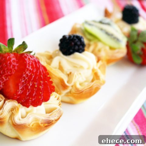 Crisp Fruit Phyllo Delights 4 Fresh Fruit Phyllo Tartlettes