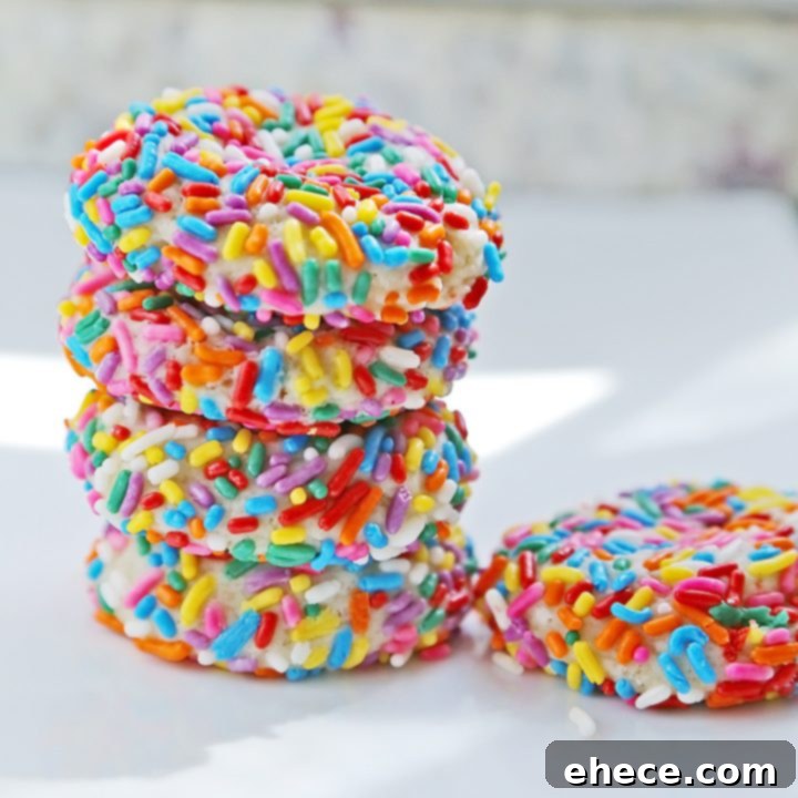 Rainbow Sprinkle Cookies