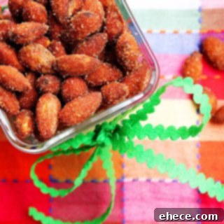 Fiery Cinnamon Roasted Almonds 2 Spicy Cinnamon Roasted Almonds - A perfect homemade holiday gift or snack