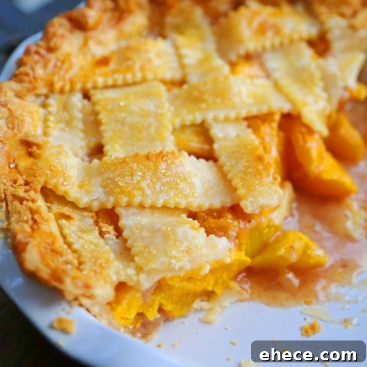 World's Best Peach Pie