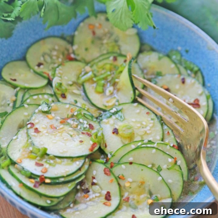 Refreshing Asian Cucumber Crunch 5 10-Minute Asian Cucumber Salad