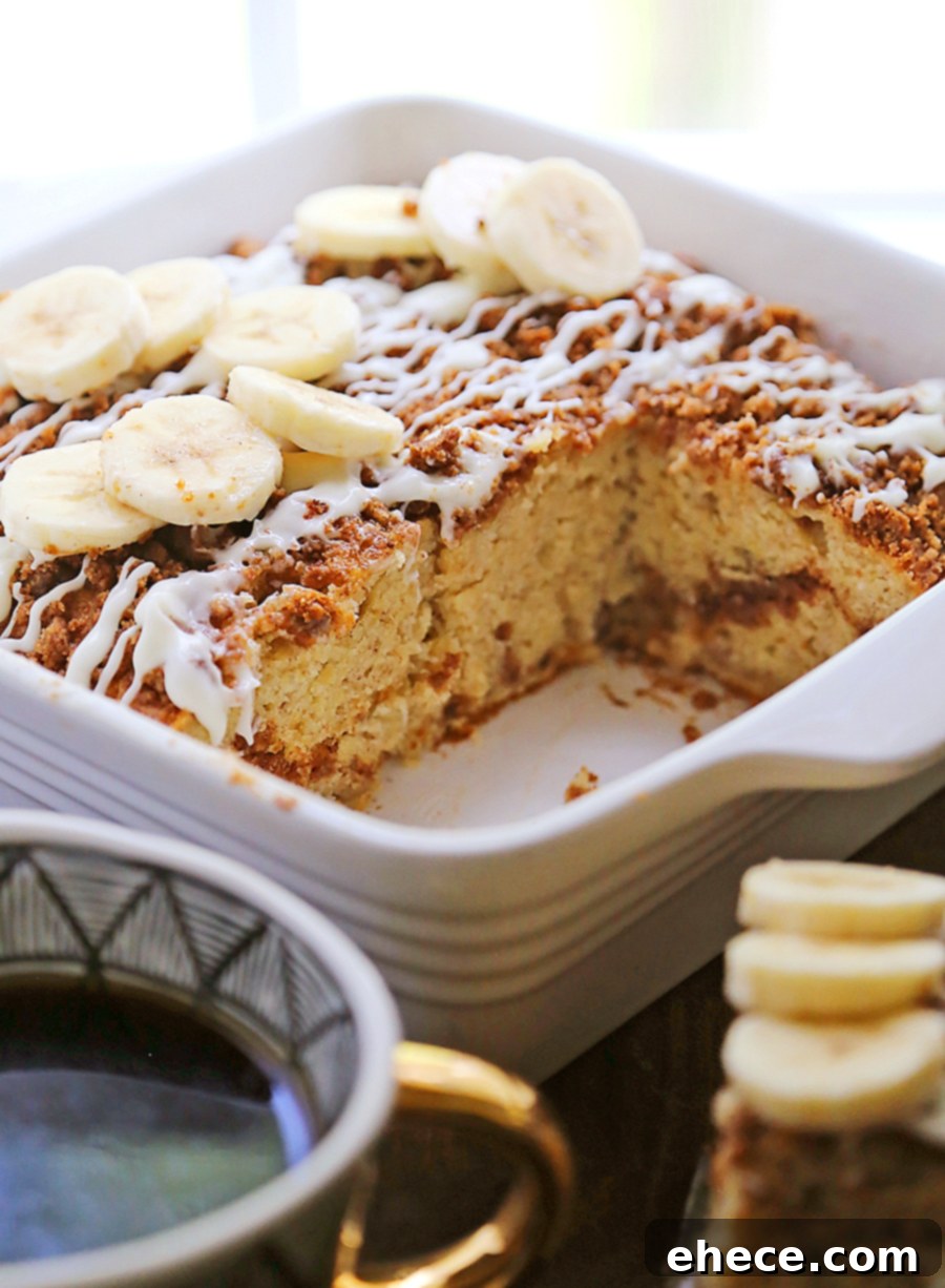 Spiced Banana Coffee Cake 2 Delicious Banana Cinnamon Streusel Coffee Cake