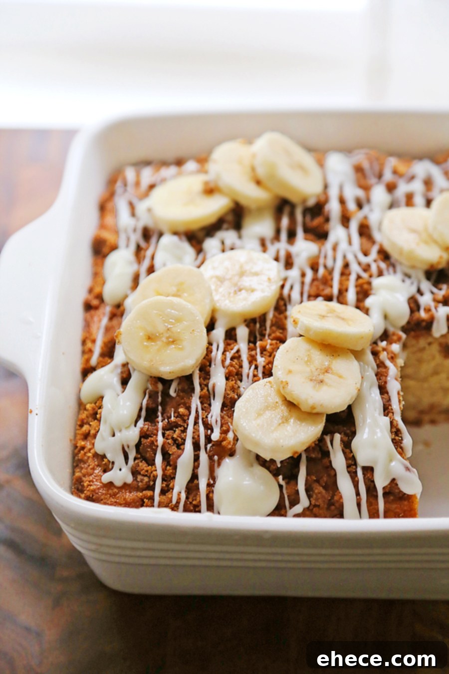 Spiced Banana Coffee Cake 3 Layers of Banana Coffee Cake