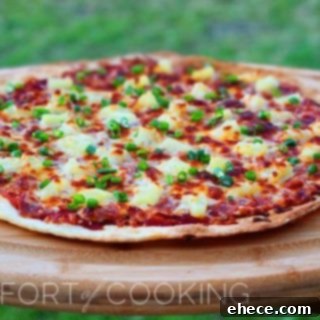 Tropical BBQ Ham Pizza 5 BBQ Ham and Pineapple Pizza