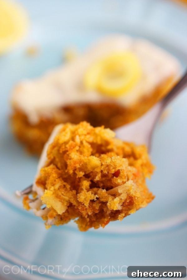 Tray of golden-brown Carrot Cake Bars fresh from the oven