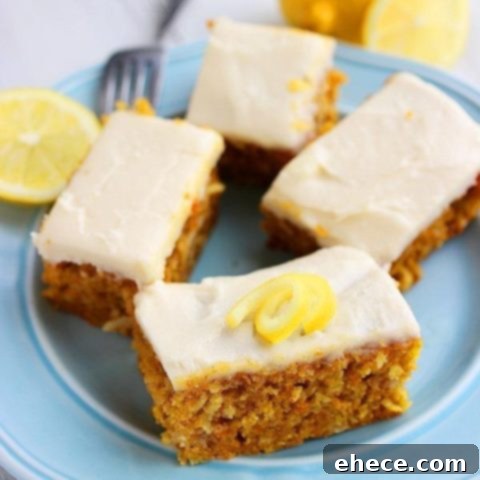 Carrot Cake Bars with Cream Cheese Frosting - The Ultimate Spring Dessert Recipe