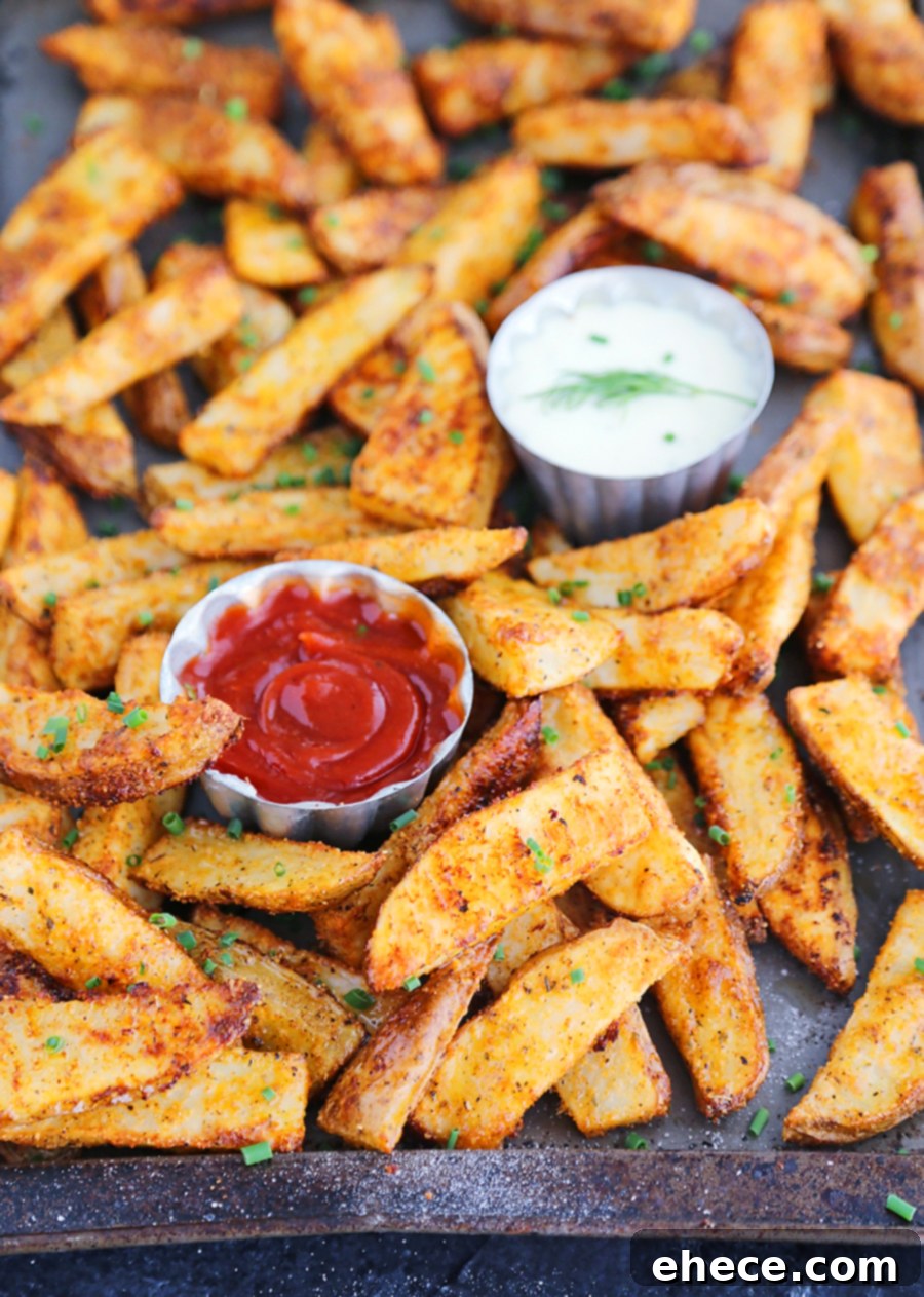 Crispy Garlic Parmesan Potato Wedges