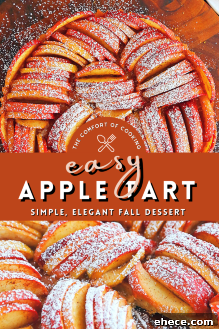 Apple Tart served with coffee