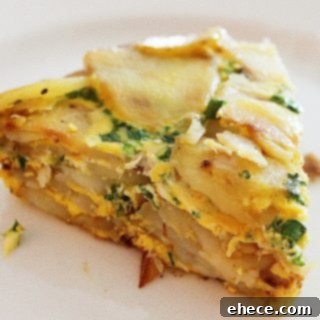 Delicious Golden Brown Potato Frittata
