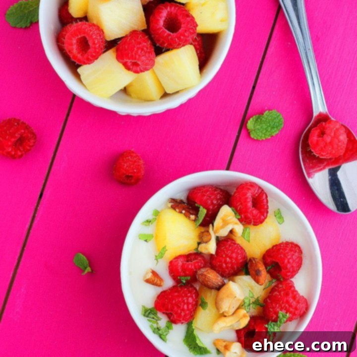 Vanilla Yogurt with Fruit & Nuts