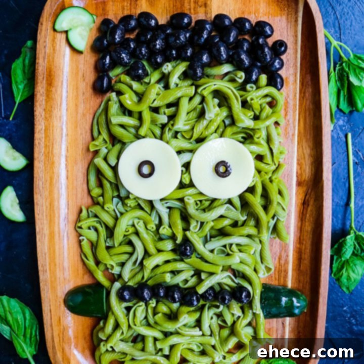 Monsterpiece Cake 3 Frankenstein Pasta