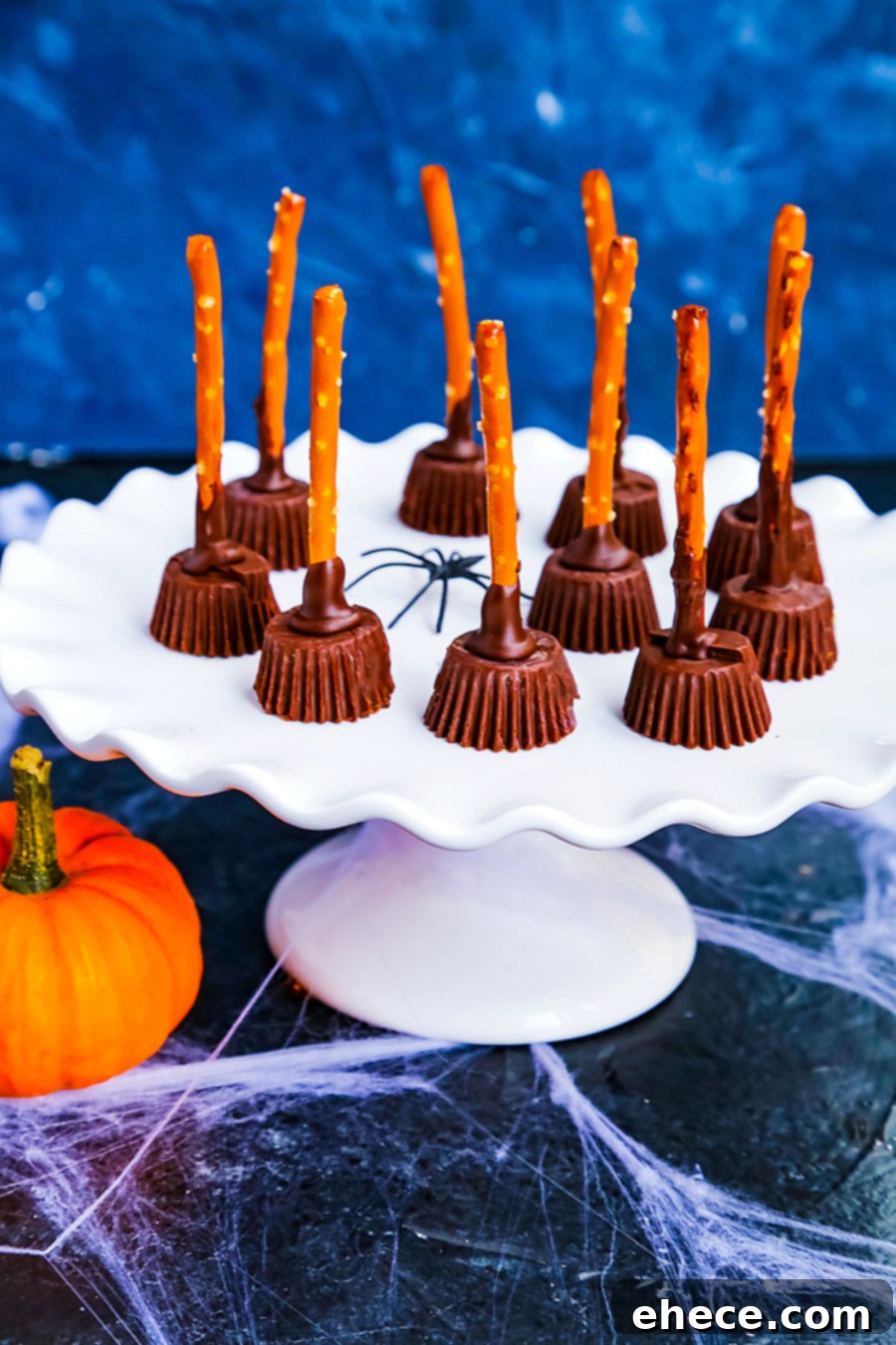 Witches Broomsticks, an easy Halloween treat.