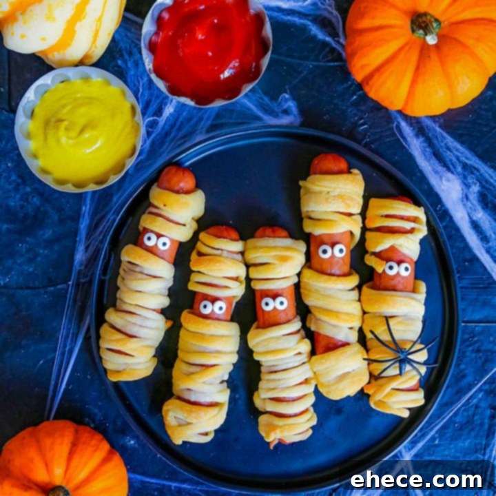 Crescent Mummy Hot Dogs