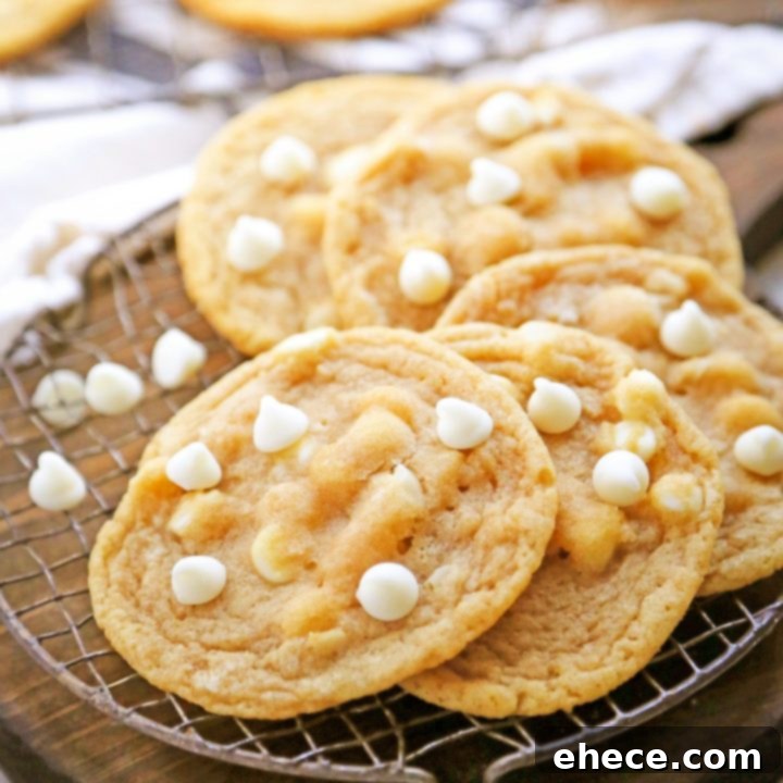 Irresistible White Chocolate Macadamia Nut Cookies 4 Soft & Chewy White Chocolate Macadamia Nut Cookies