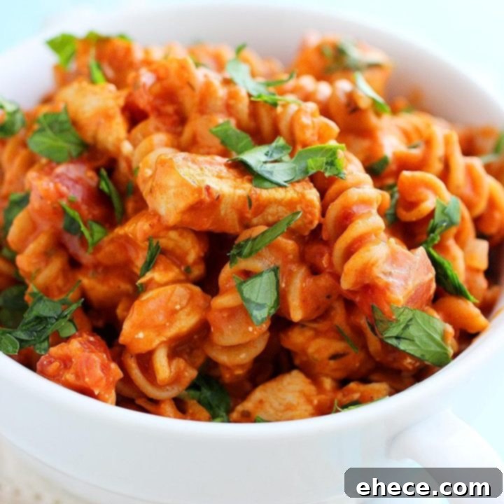 Creamy Italian Chicken & Pasta Skillet