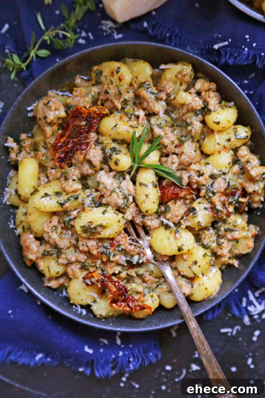 Creamy Tuscan Sausage Gnocchi