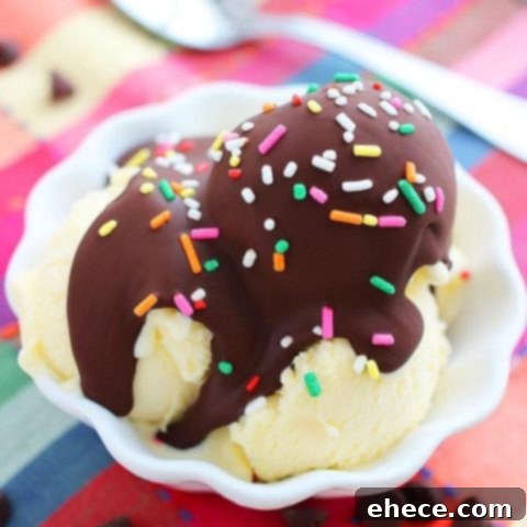 Homemade Chocolate Magic Shell