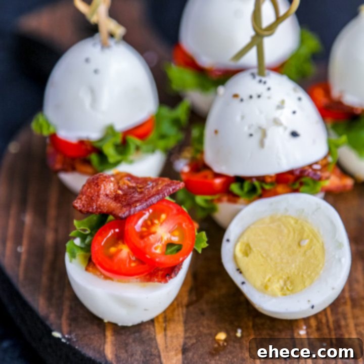 Fluffy Egg BLT Minis 6 Egg BLT Sliders
