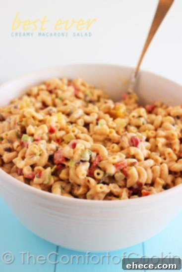 Best-Ever Creamy Macaroni Salad, recipe success and delightful flavors.
