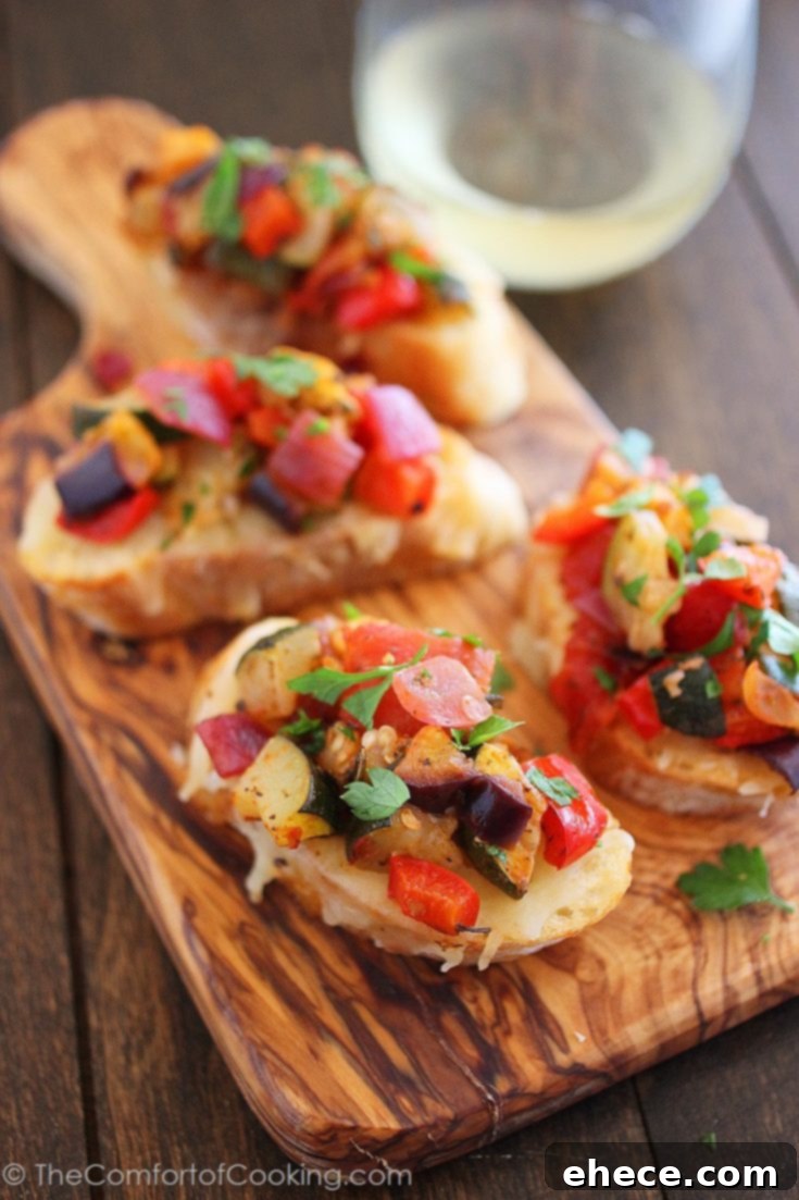Pin this Ratatouille Crostini recipe for later!