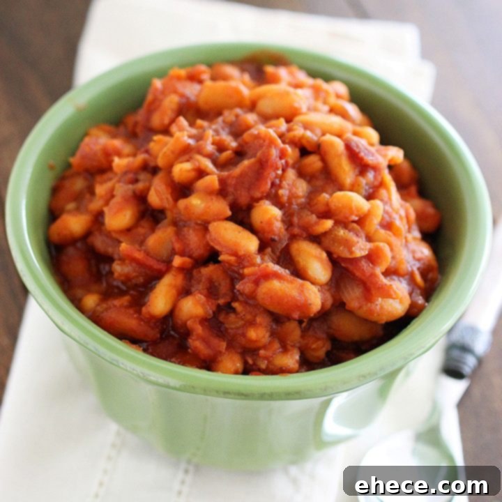 Easy Maple-Bourbon BBQ Baked Beans