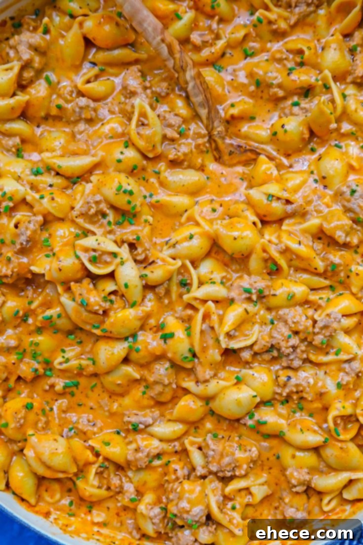 Homemade Hamburger Helper pin image