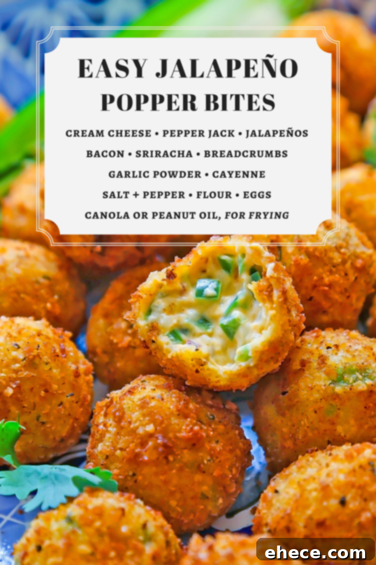 Pin this Jalapeño Popper Bites recipe on Pinterest