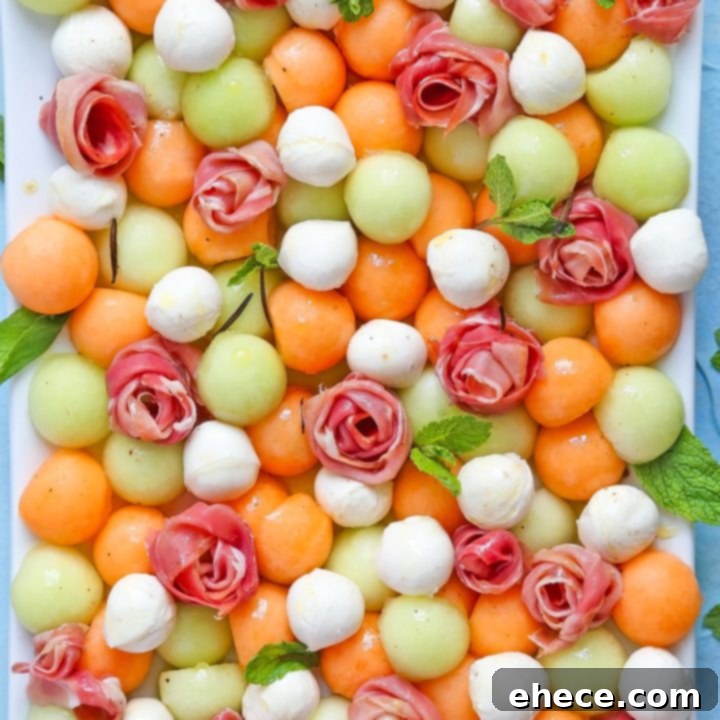 Melon Prosciutto Summer Delight 6 Summer Melon and Prosciutto Salad